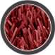 pasto sintetico de colores - rojo oscuro
