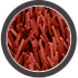 pasto sintetico de colores - naranja oscuro