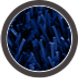 pasto artificial de colores - azul oscuro