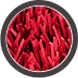 cesped artificial de colores - rojo encendido