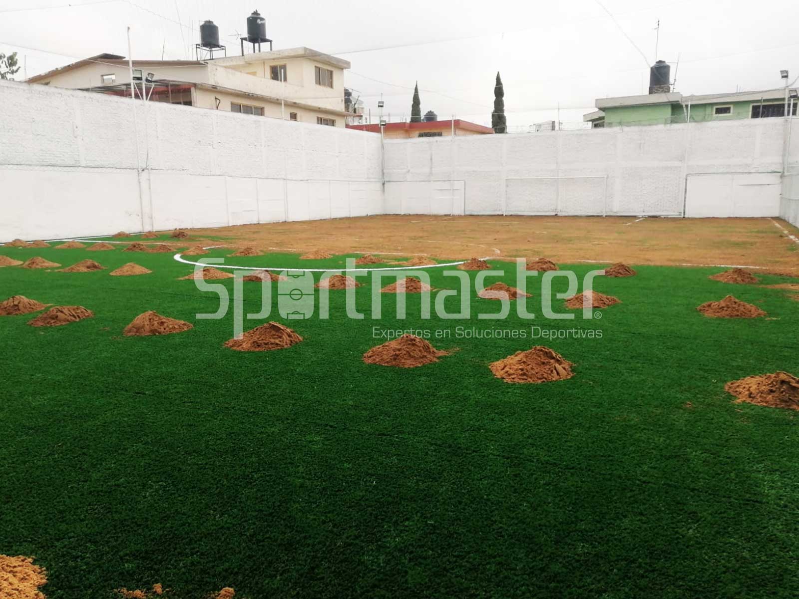 Avances Cancha Trivol Iztapalapa CDMX Ciudad de México