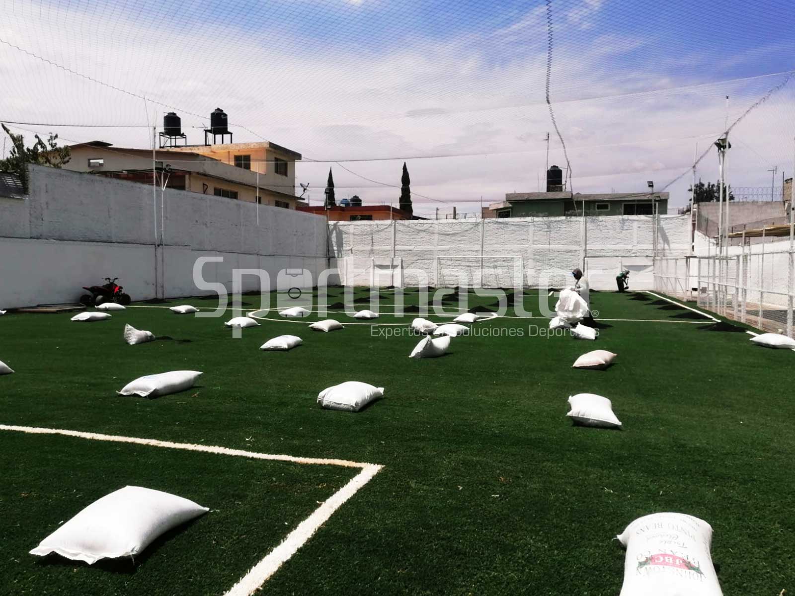 Avances Cancha Trivol Iztapalapa CDMX Ciudad de México