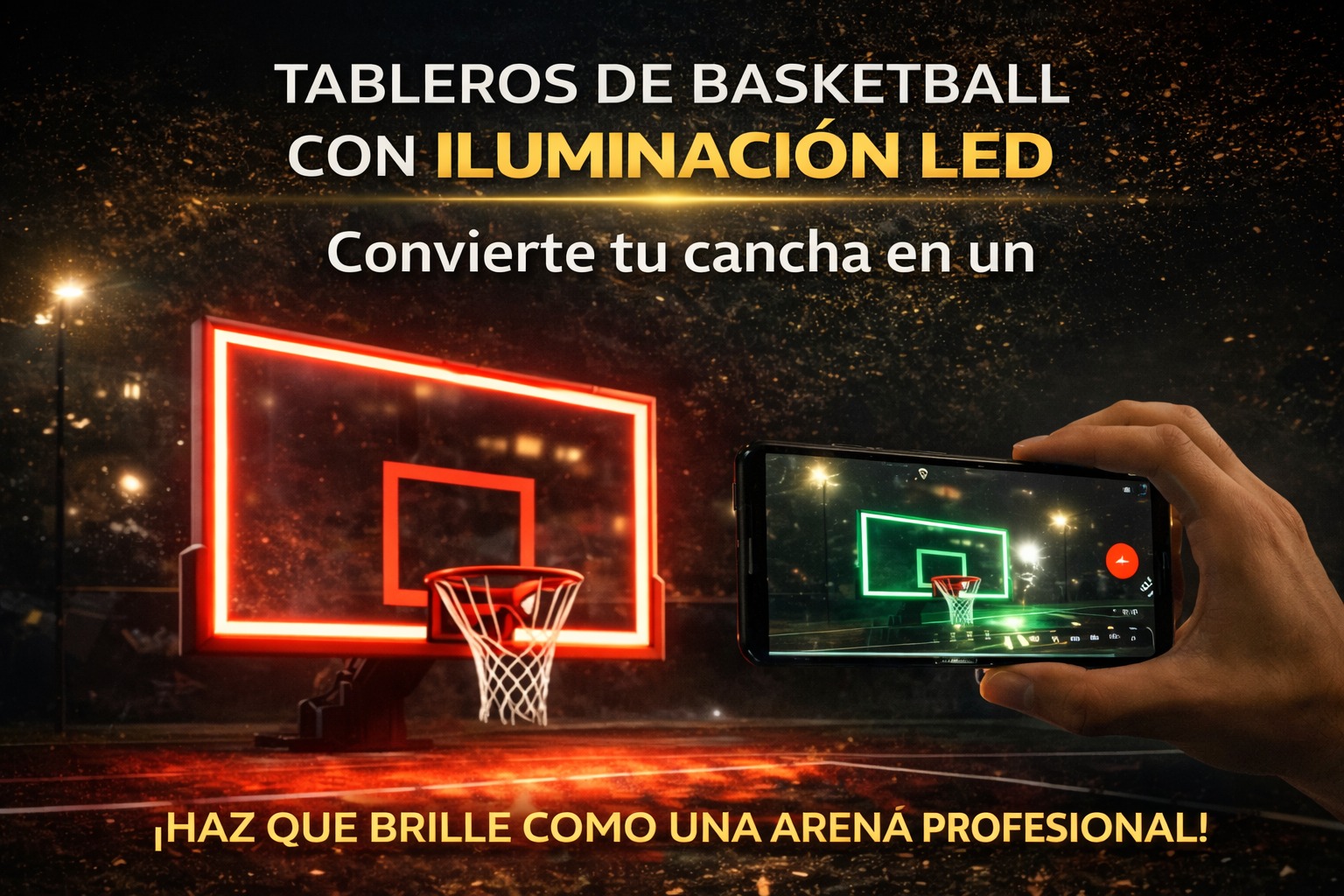 Tablero de Basquetbol LED: Ilumina tu cancha y eleva la experiencia