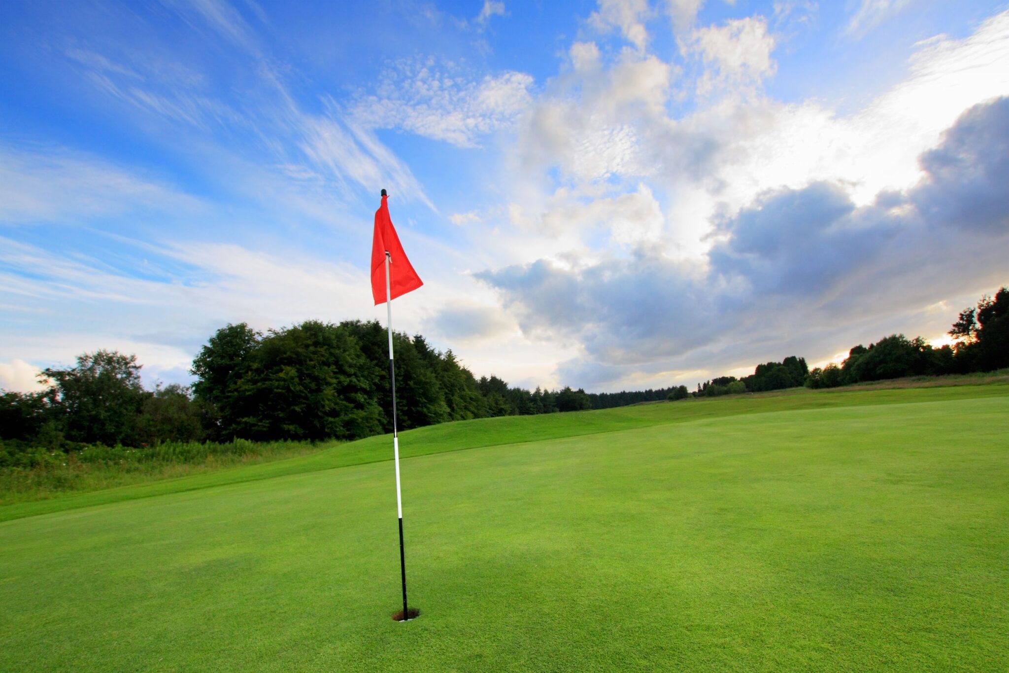 campo de golf con pasto sintetico