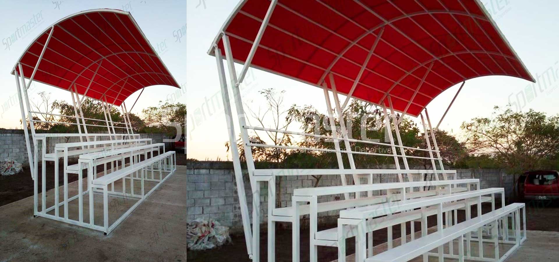 Gradas para canchas deportivas en México con entrega nacional
